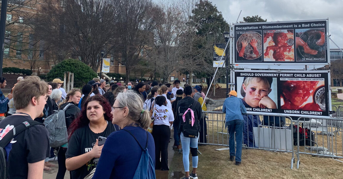 Pro-lifers Open Casket on Abortion Victims at Kennesaw State (Warning: Graphic Images)