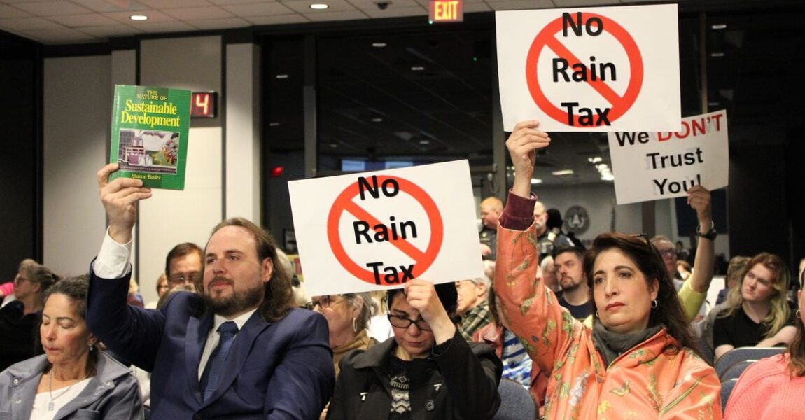 The “Rain Tax” Cobb Commission Hearing Gets Rained Out with Angry Citizens