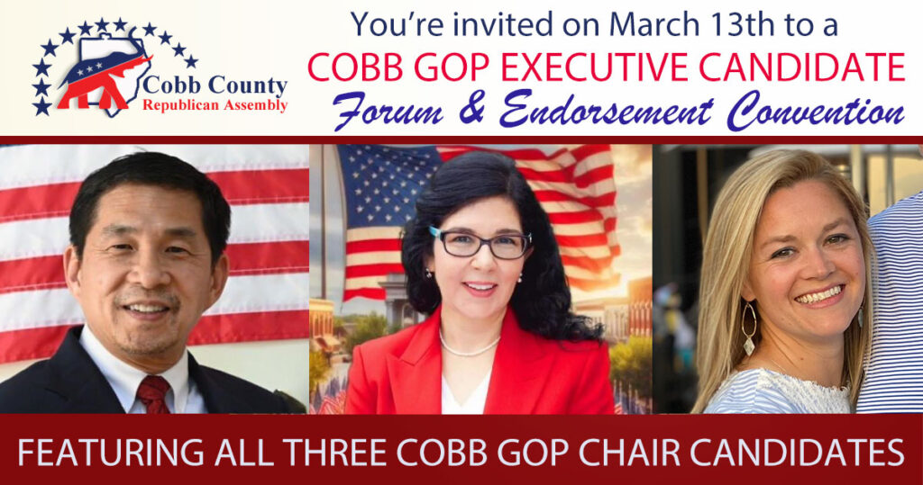 Cobb Republican Assembly Hosting a Candidate Forum & Electronic ...
