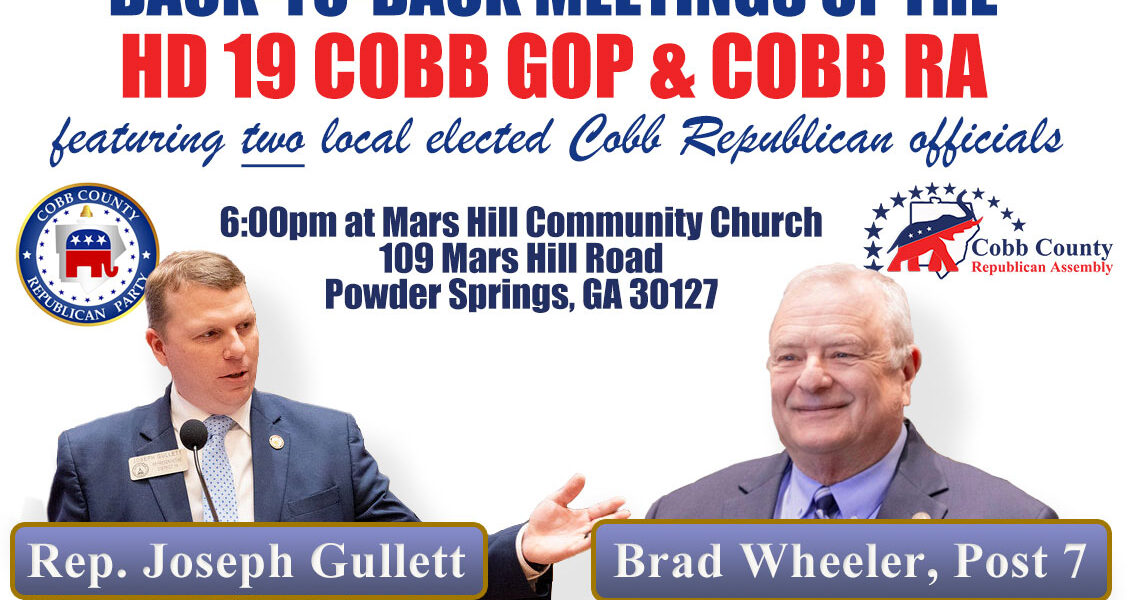 November 17th: Hear from Republican Local Elected Officials at Local Officer Election Meeting